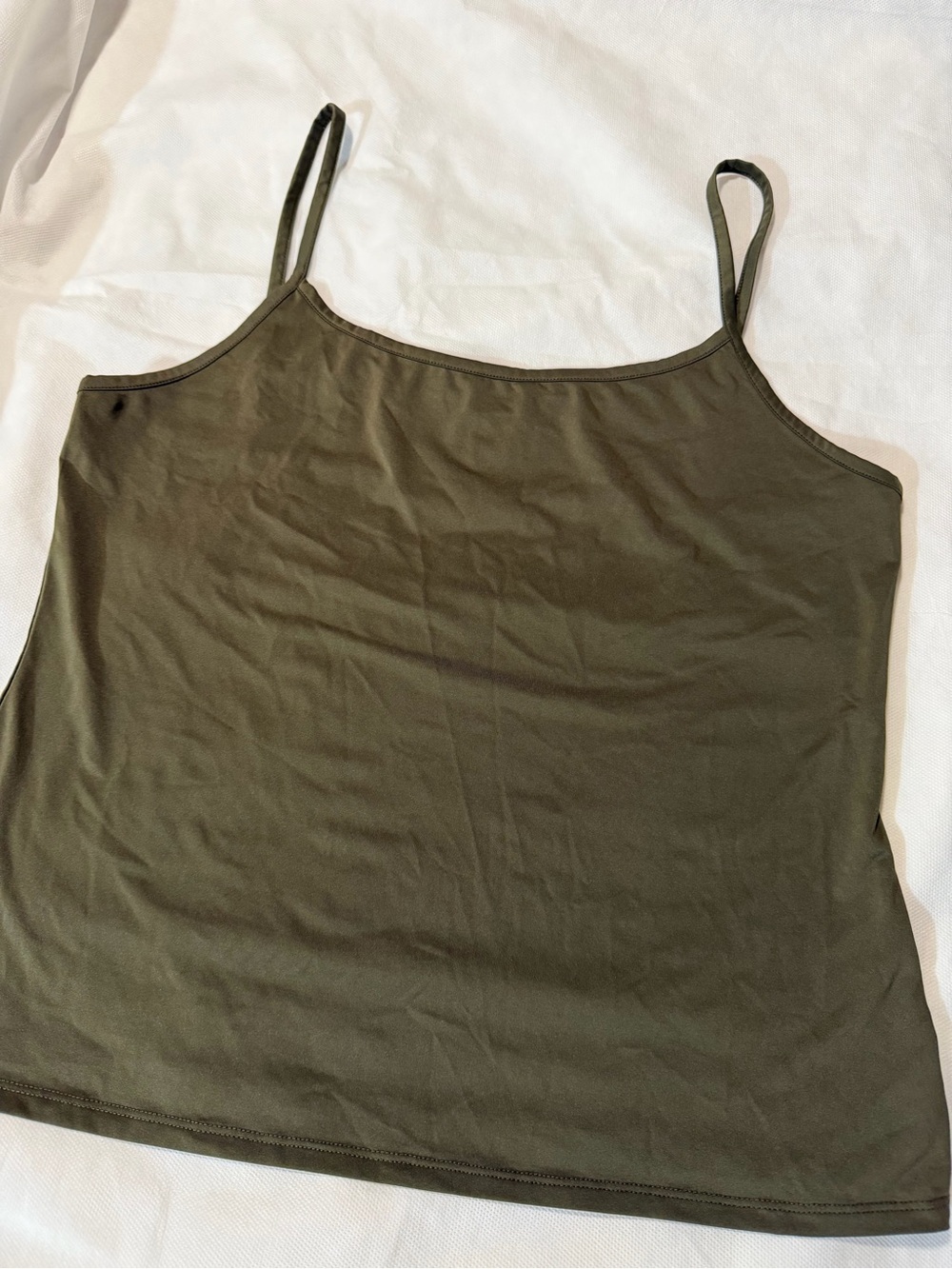 Olive Green Spaghetti Strap Camisole